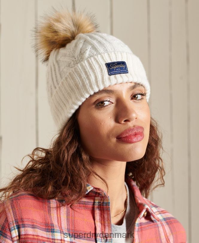 Superdry hvid Kvinder tilbehør kabel lux hue 868VH4298