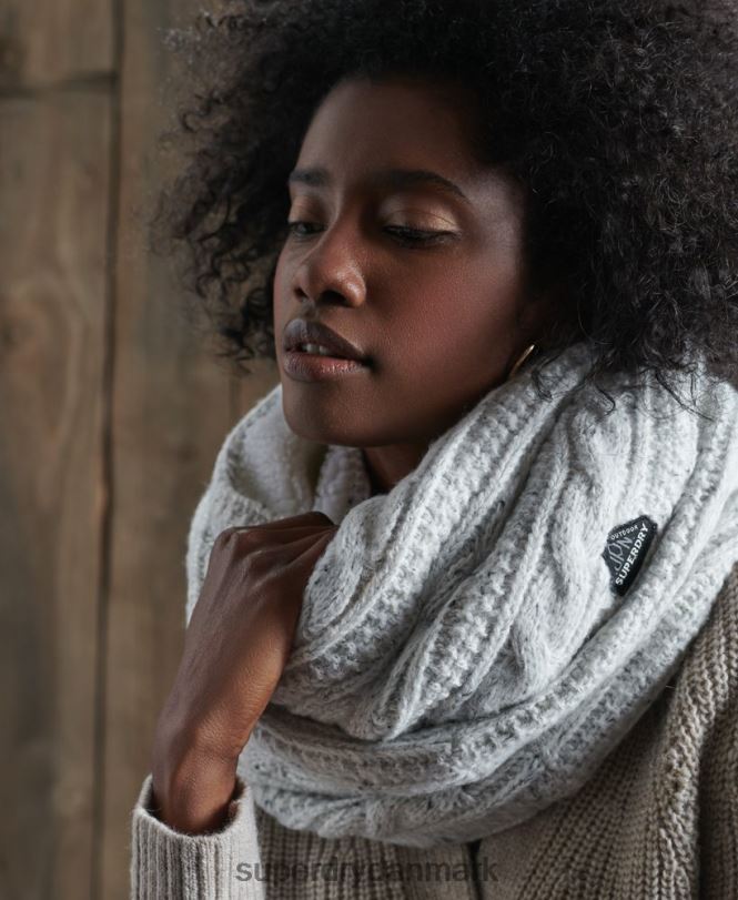 Superdry hvid Kvinder tilbehør gracie kabelsnood 868VH4325