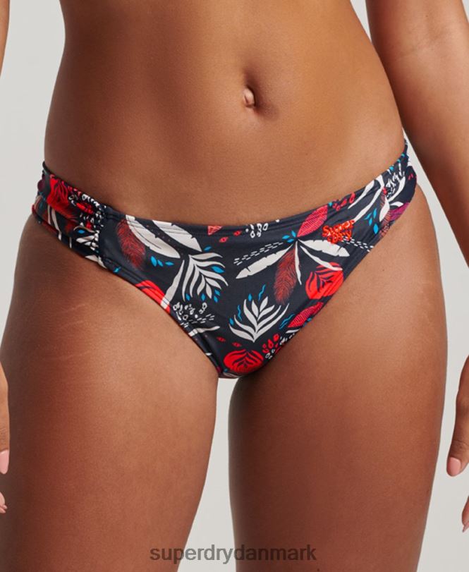Superdry flåde Kvinder tøj ruched genbrugsbikini trusser 868VH3183