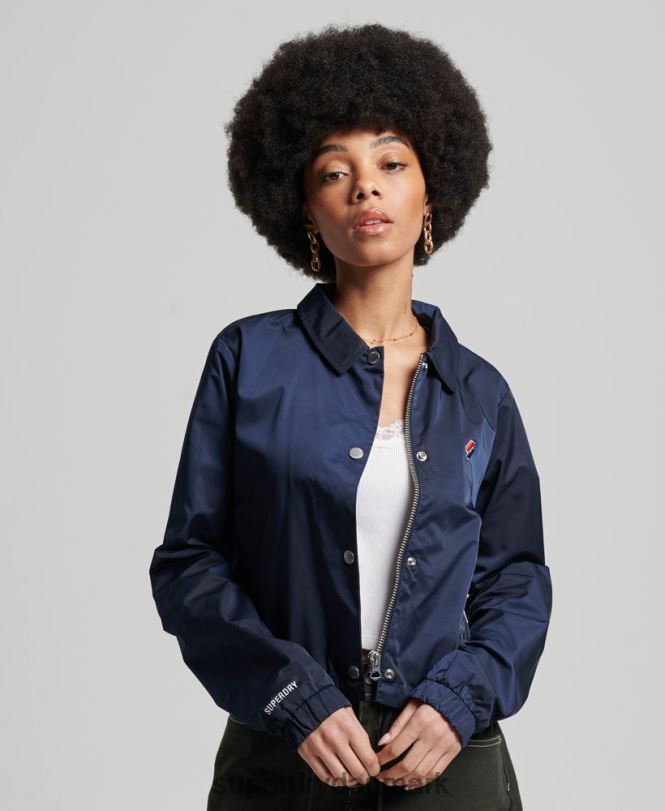 Superdry flåde Kvinder tøj essentiel trænerjakke 868VH5425