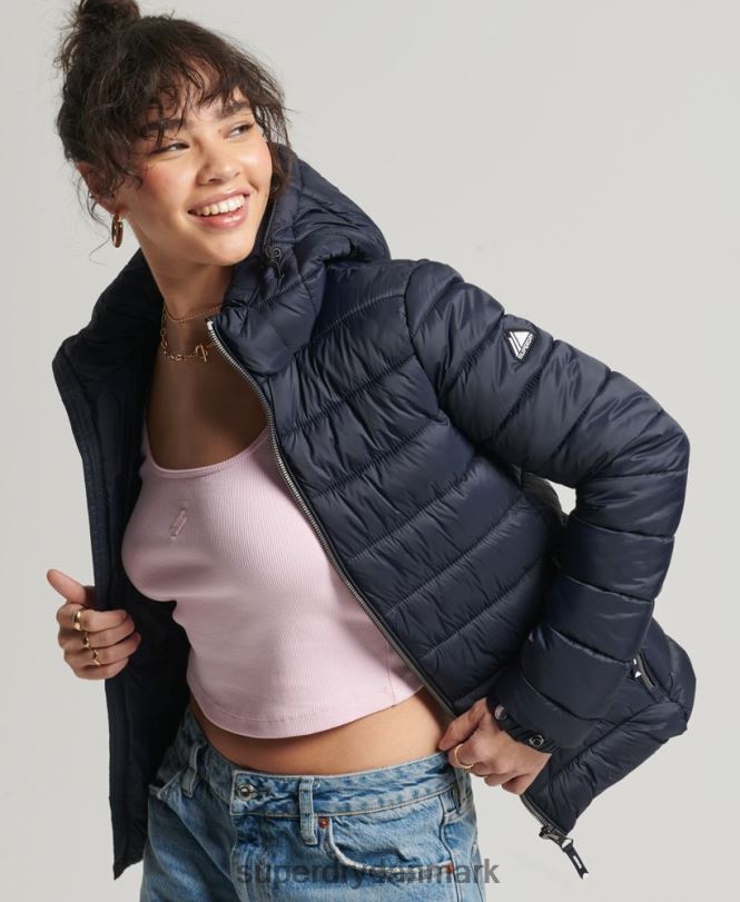 Superdry flåde Kvinder tøj klassisk fuji pufferjakke 868VH3657