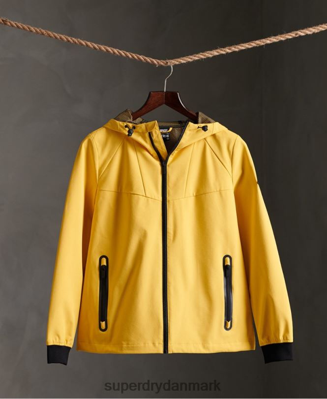 Superdry gul Kvinder tøj echo beach cagoule 868VH5608