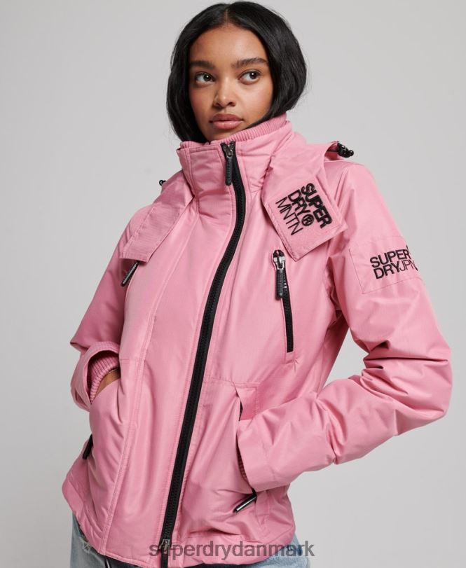 Superdry lyserød Kvinder tøj bjerg sd-vindjakke 868VH3833