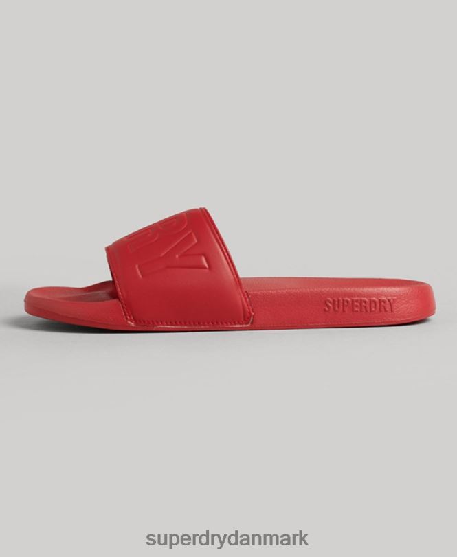 Superdry rød Mænd sko kode kerne pool skydere 868VH1912