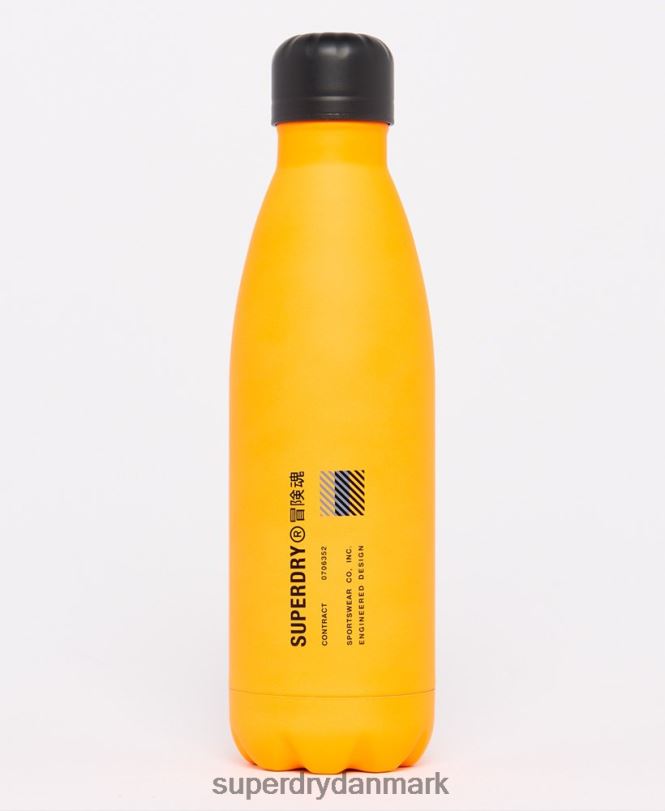 Superdry orange Mænd tilbehør sports stål flaske 868VH5408