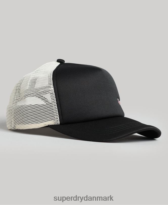 Superdry mørkegrå Mænd tilbehør markør trucker kasket 868VH1720