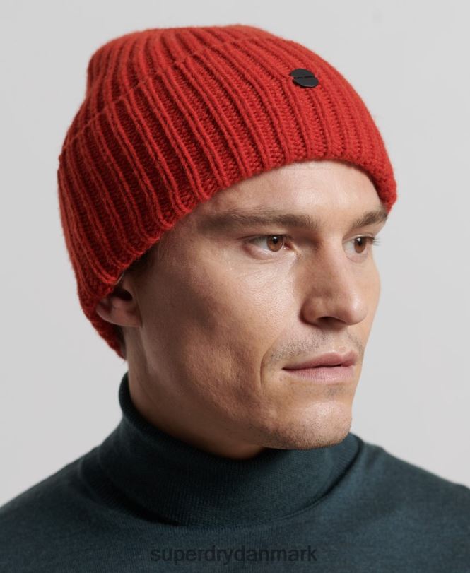 Superdry orange Mænd tilbehør studios premium ribbet hue 868VH1784