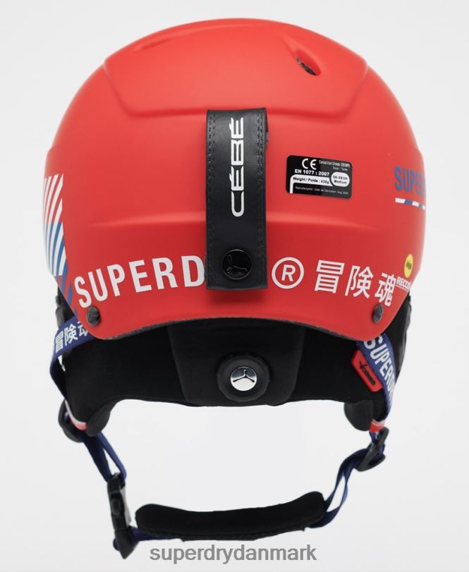 Superdry rød Mænd tilbehør cebe contest visir ultimate hjelm 868VH1402