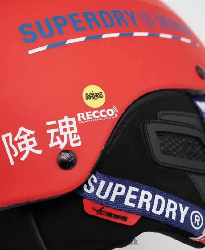Superdry rød Mænd tilbehør cebe contest visir ultimate hjelm 868VH1402
