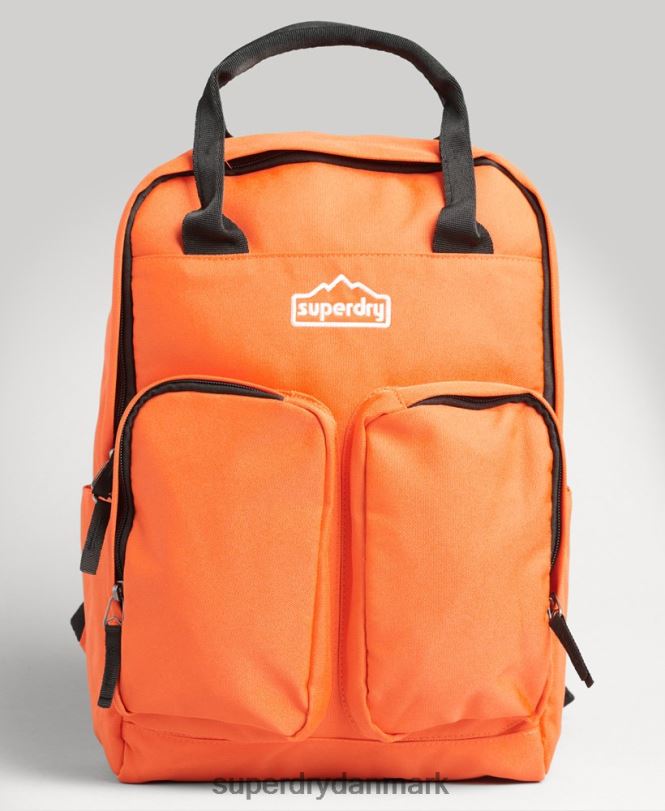 Superdry orange Mænd tilbehør rygsæk med tophåndtag 868VH1662