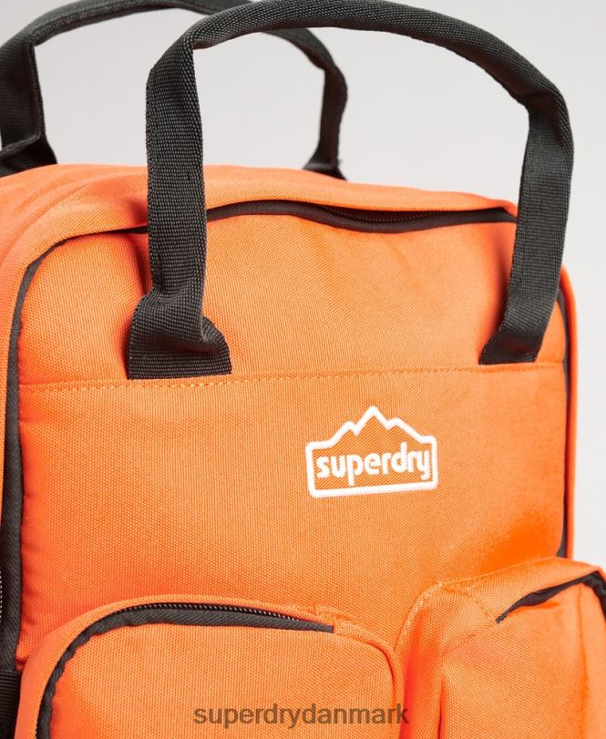 Superdry orange Mænd tilbehør rygsæk med tophåndtag 868VH1662