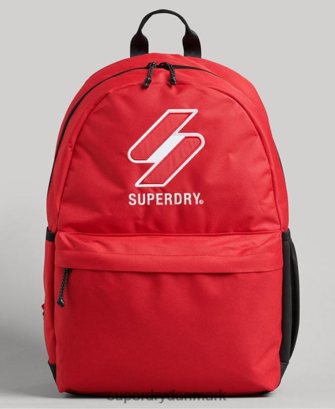 Superdry rød Mænd tilbehør essentiel montana rygsæk 868VH1707