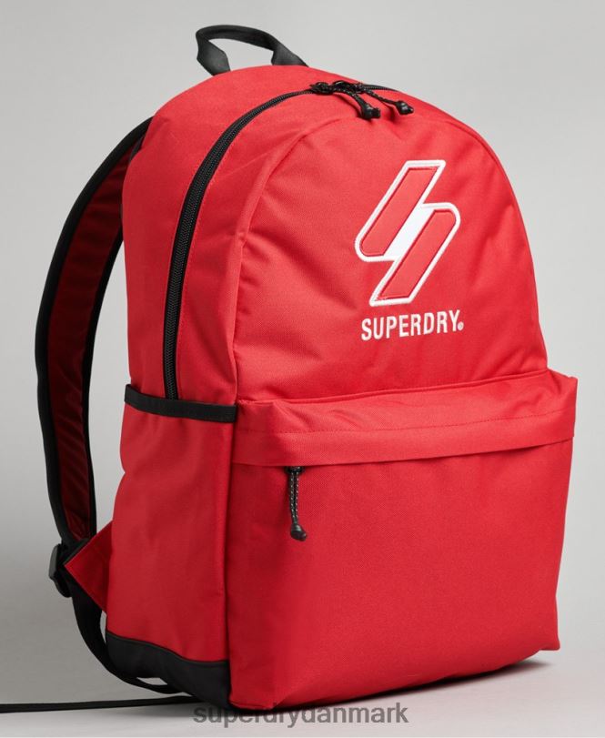 Superdry rød Mænd tilbehør essentiel montana rygsæk 868VH1707