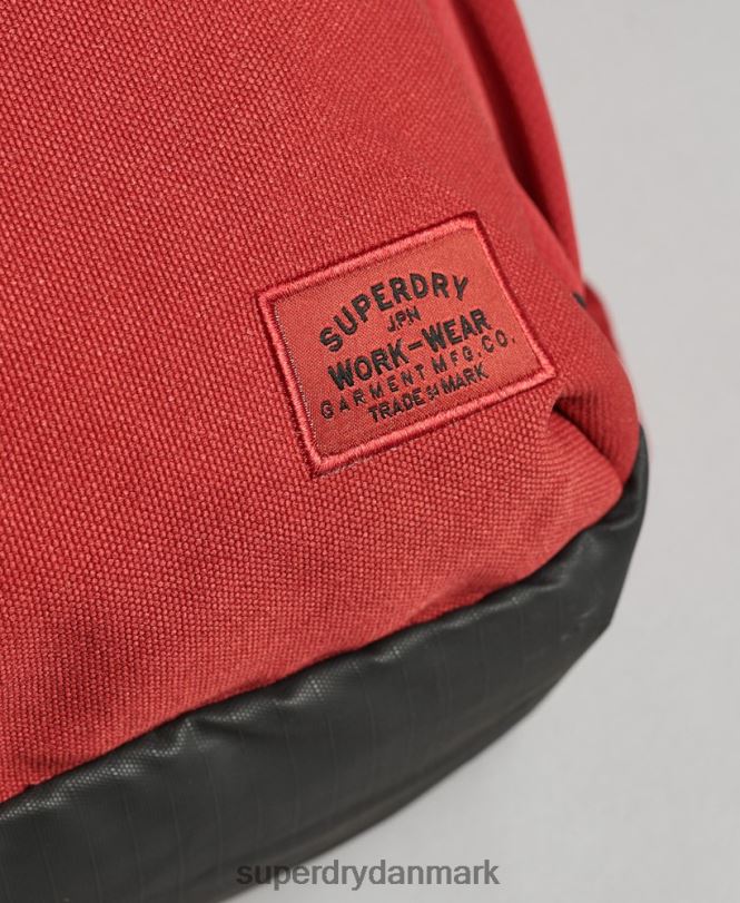 Superdry rød Mænd tilbehør essentiel montana rygsæk 868VH6368