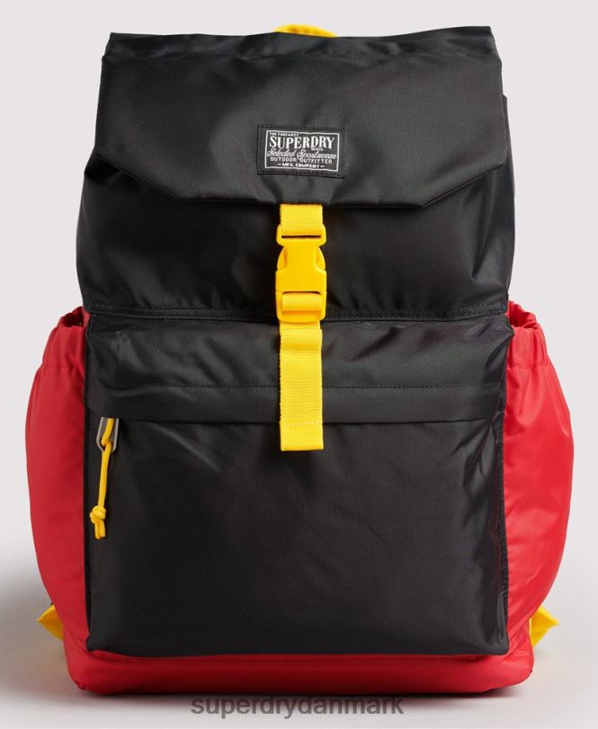 Superdry rød Mænd tilbehør toploader rygsæk 868VH1743