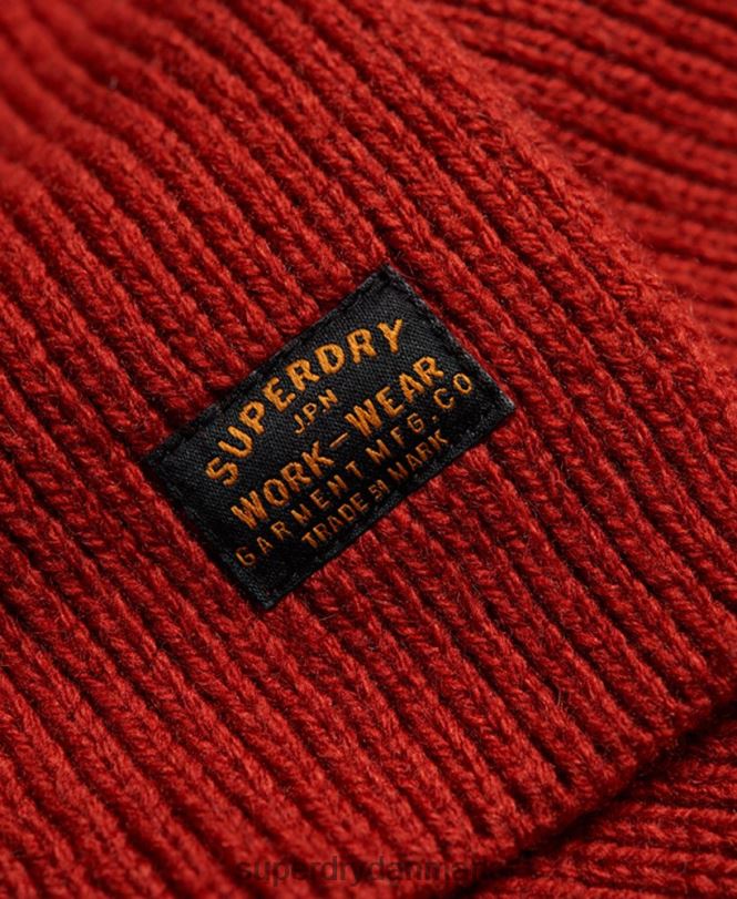 Superdry rød Mænd tilbehør radar tørklæde 868VH1817
