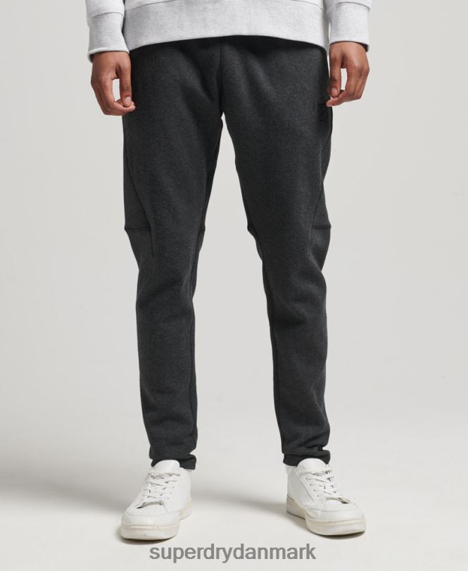 Superdry mørkegrå Mænd tøj tech koniske joggers 868VH6384