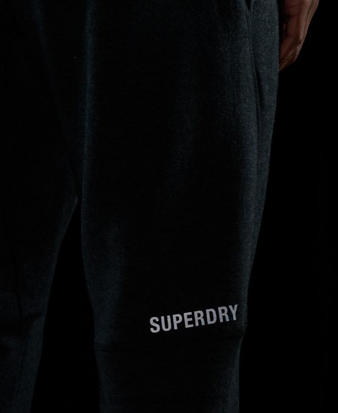 Superdry mørkegrå Mænd tøj tech koniske joggers 868VH6384