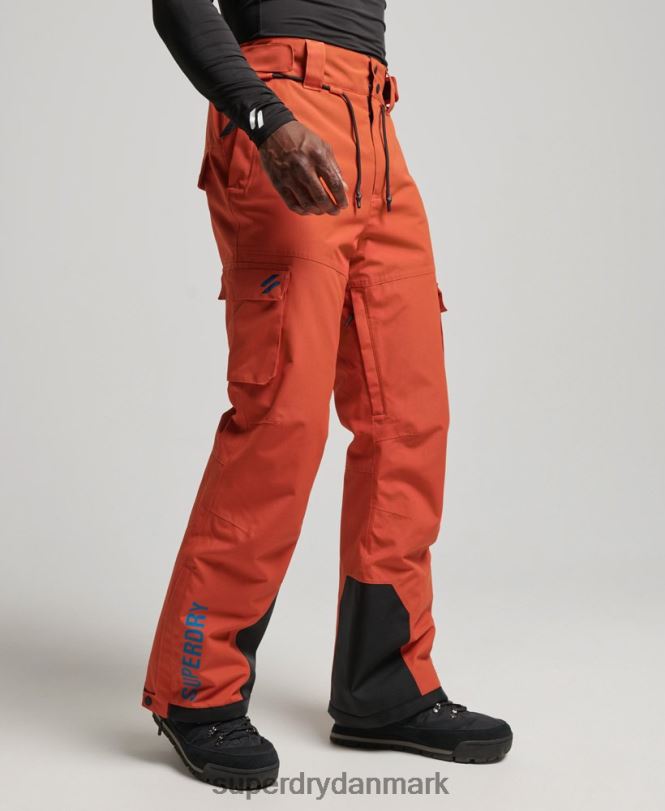 Superdry orange Mænd tøj ski ultimative redningsbukser 868VH1378