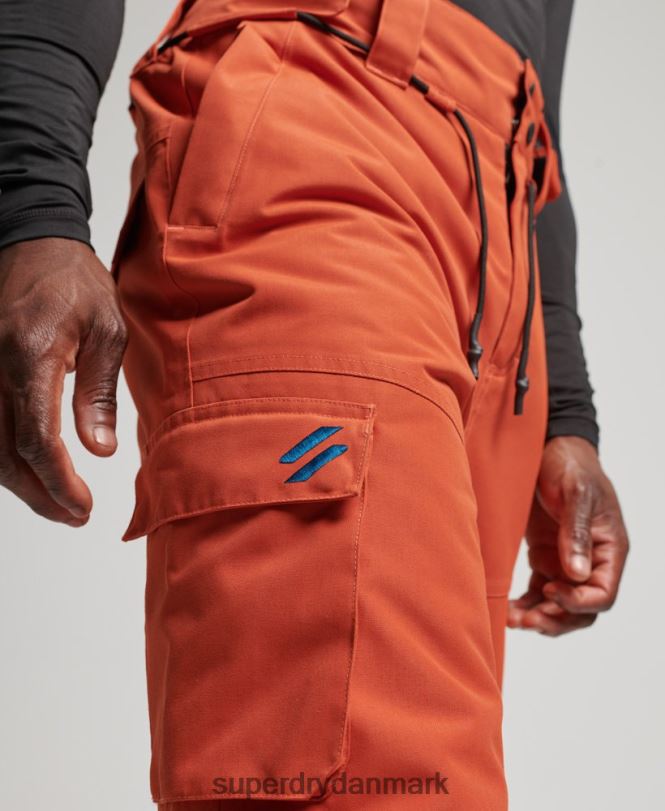 Superdry orange Mænd tøj ski ultimative redningsbukser 868VH1378