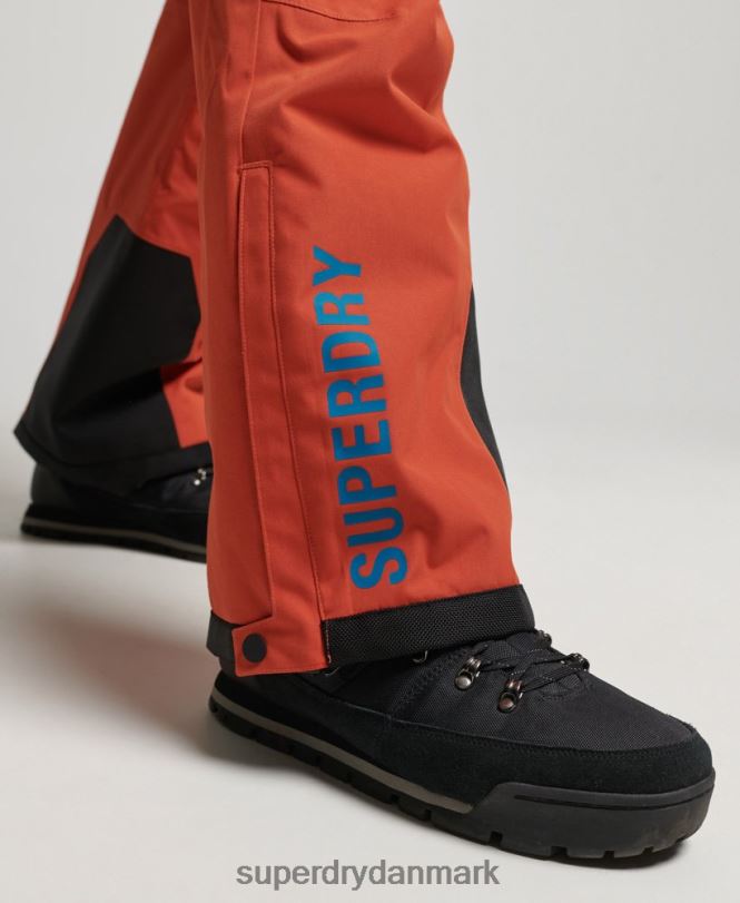 Superdry orange Mænd tøj ski ultimative redningsbukser 868VH1378