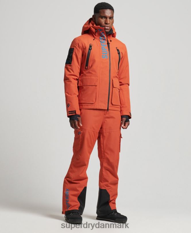 Superdry orange Mænd tøj ski ultimative redningsbukser 868VH1378