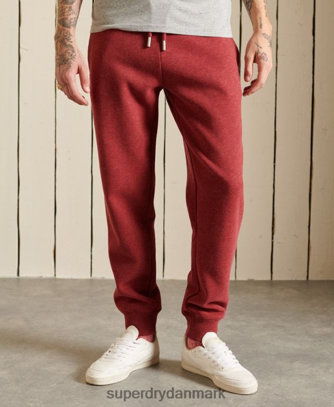 Superdry rød Mænd tøj vintage logo broderede joggers 868VH6482