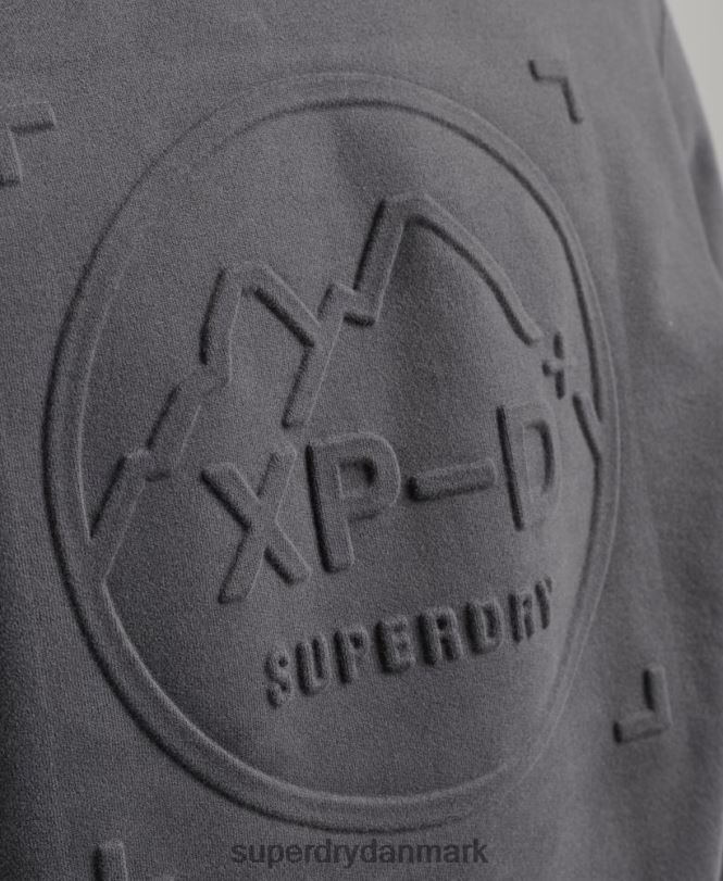 Superdry mørkegrå Mænd tøj ekspedition løs besætning sweatshirt 868VH5000