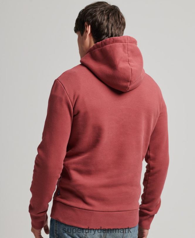 Superdry rød Mænd tøj sign writer hættetrøje 868VH5137
