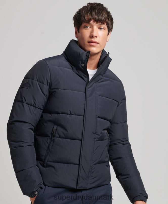 Superdry flåde Mænd tøj retro pufferjakke 868VH4561