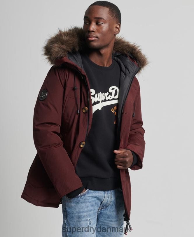 Superdry lilla Mænd tøj rookie dunparkajakke 868VH1185