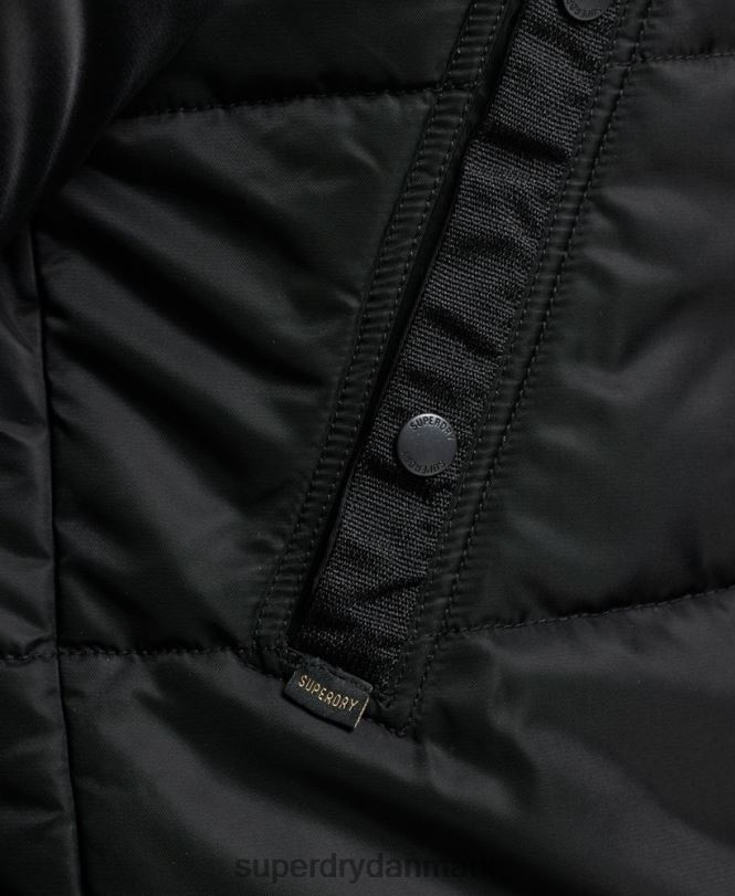 Superdry mørkegrå Mænd tøj chinook parka jakke 868VH4447
