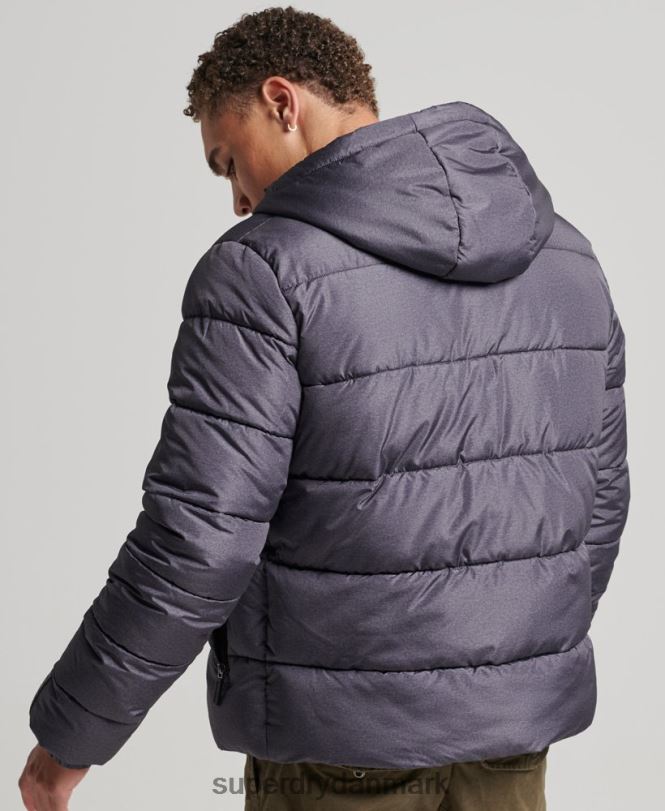 Superdry mørkegrå Mænd tøj sportspuffer 868VH4508