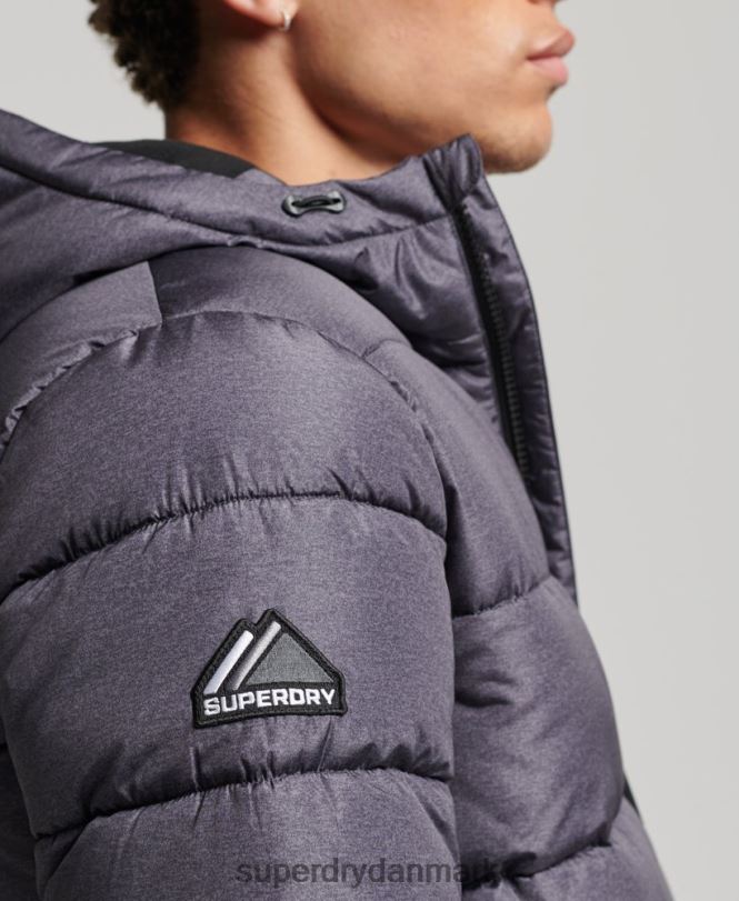 Superdry mørkegrå Mænd tøj sportspuffer 868VH4508