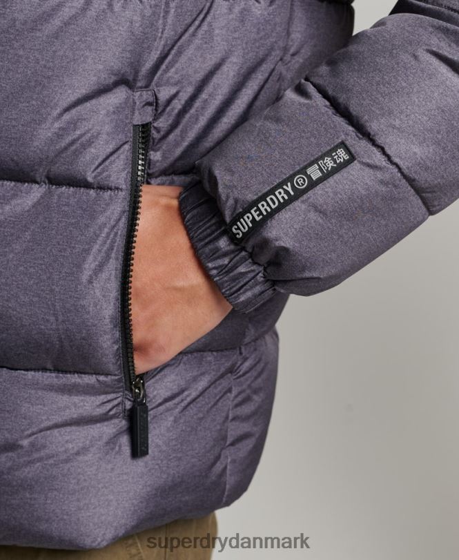 Superdry mørkegrå Mænd tøj sportspuffer 868VH4508