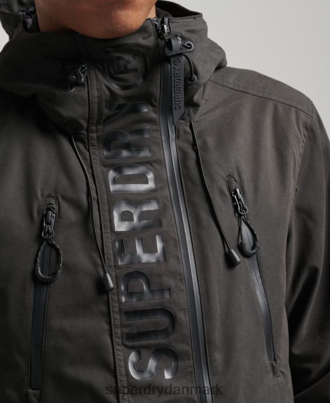 Superdry mørkegrå Mænd tøj ultimativ microfiber sd vindjakke 868VH1188