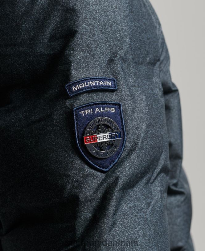 Superdry mørkegrå Mænd tøj ultimativ radar quilt jakke 868VH4562