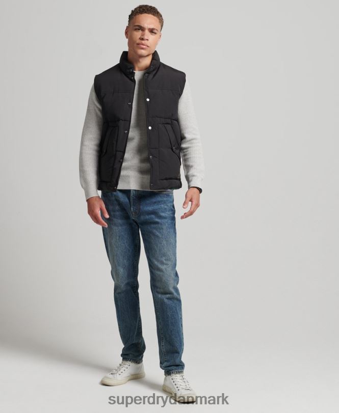 Superdry mørkegrå Mænd tøj vintage bjerggylle 868VH4528