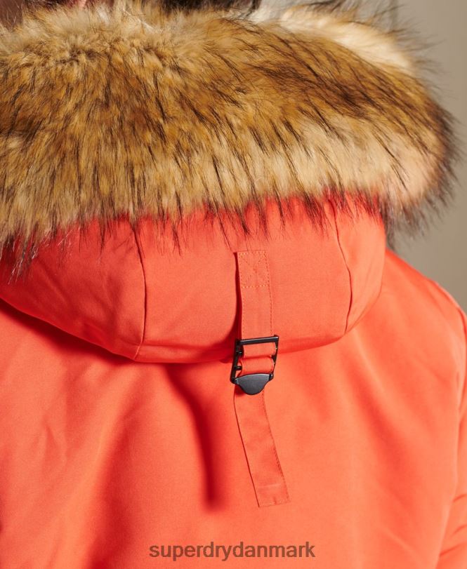 Superdry orange Mænd tøj everest bomber jakke 868VH4749