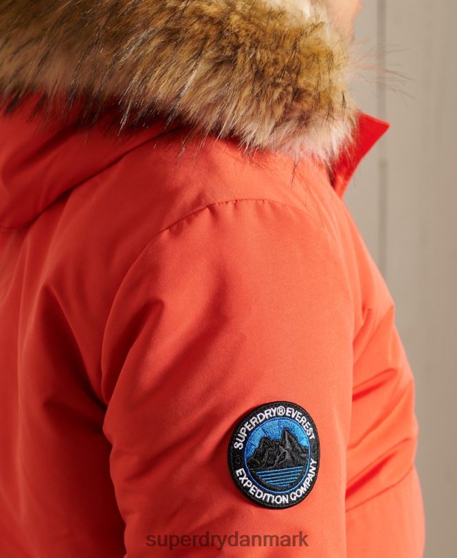 Superdry orange Mænd tøj everest bomber jakke 868VH4749