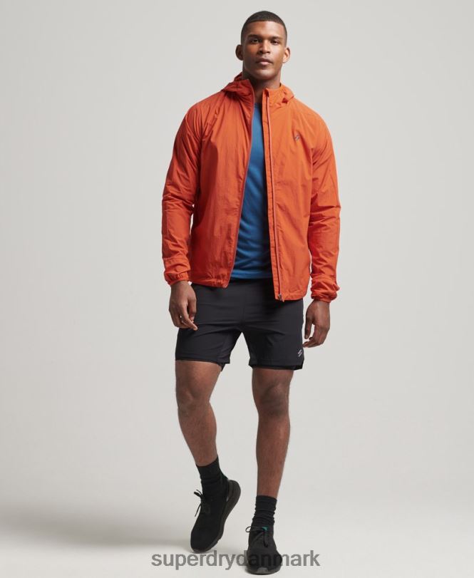 Superdry orange Mænd tøj løbejakke 868VH4545