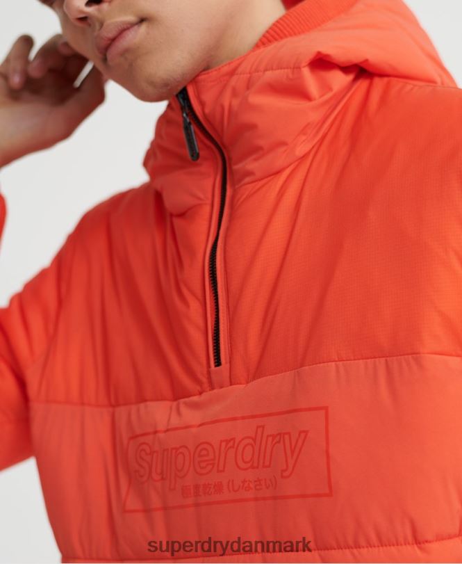 Superdry orange Mænd tøj polstret afslappet jakke 868VH4755