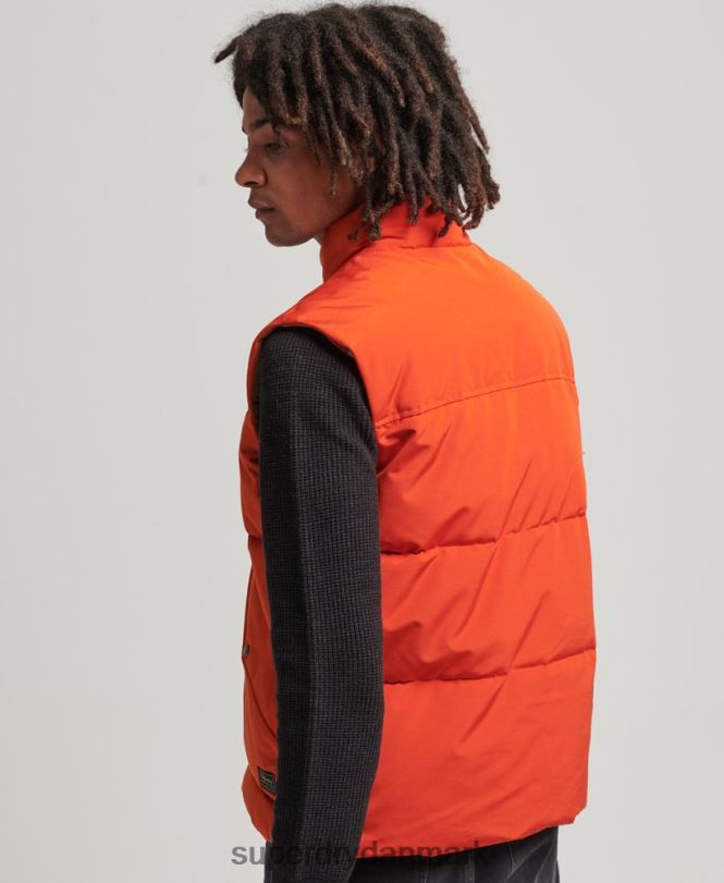 Superdry orange Mænd tøj vintage bjerggylle 868VH4439