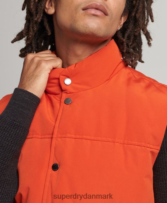 Superdry orange Mænd tøj vintage bjerggylle 868VH4439