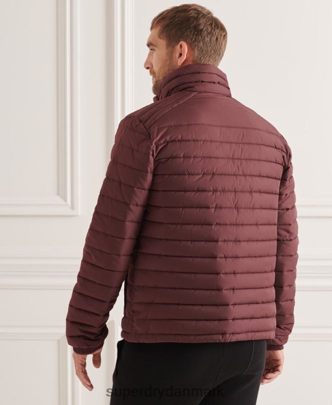 Superdry rød Mænd tøj Studios Fuji-jakke uden hætte 868VH1154