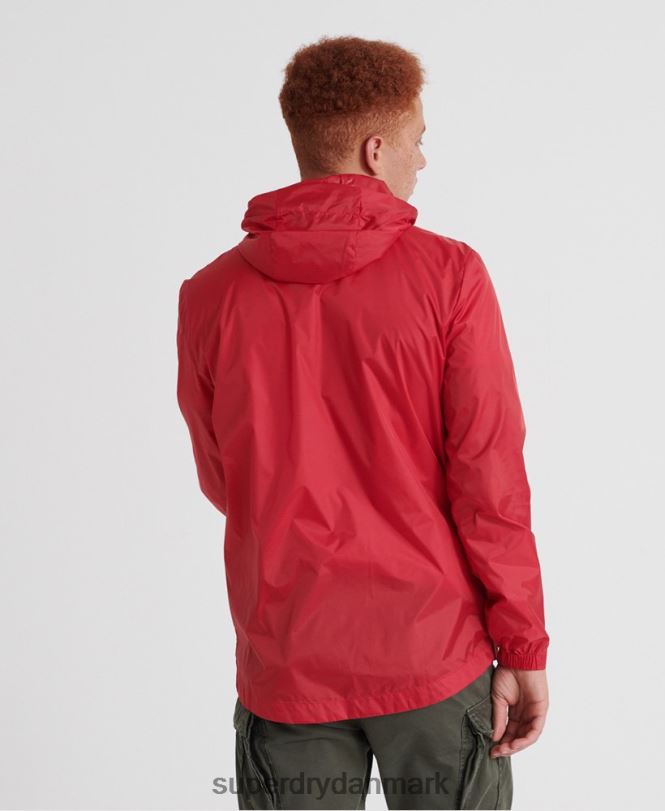 Superdry rød Mænd tøj offshore pakbar cagoule 868VH1186