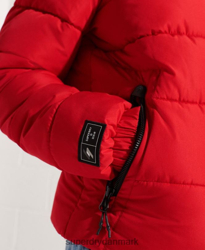 Superdry rød Mænd tøj sportsjakke uden hætte 868VH4560