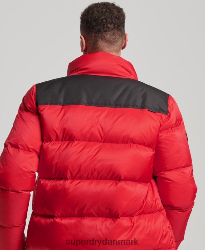 Superdry rød Mænd tøj sportstyle kode dunjakke 868VH4555