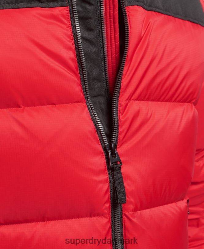 Superdry rød Mænd tøj sportstyle kode dunjakke 868VH4555