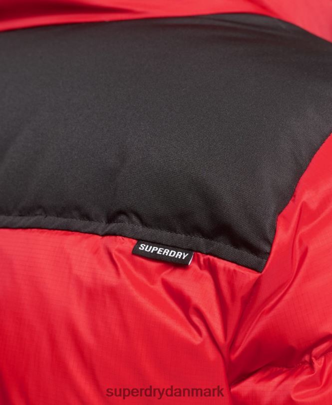 Superdry rød Mænd tøj sportstyle kode dunjakke 868VH4555
